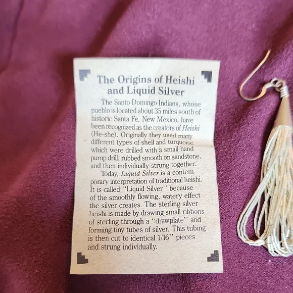 Elegant Sterling Silver Dangle Earrings - Picture 2 of 7